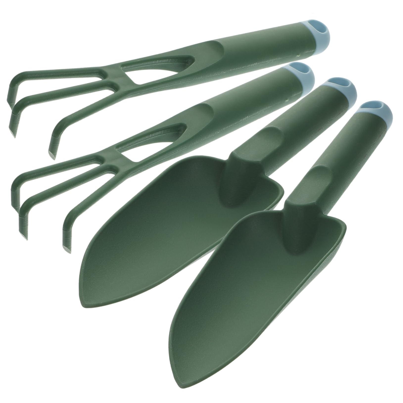 YARNOW 2 Sets Ergonomic Plastic Hand Trowel and Rake Lightweight Indoor Garden Tools for Excavation Weeding and Loosening Practical Gardening Kit for Enthusiasts
