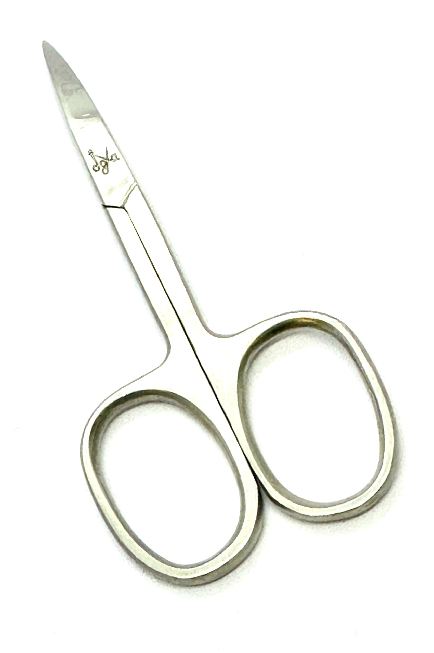 Ciseaux professionnels JOYA pour ongles – Courbe extra tranchante, acier inoxydable, pour cuticules, sourcils, poils du visage, moustache et nez, petite taille et économique.