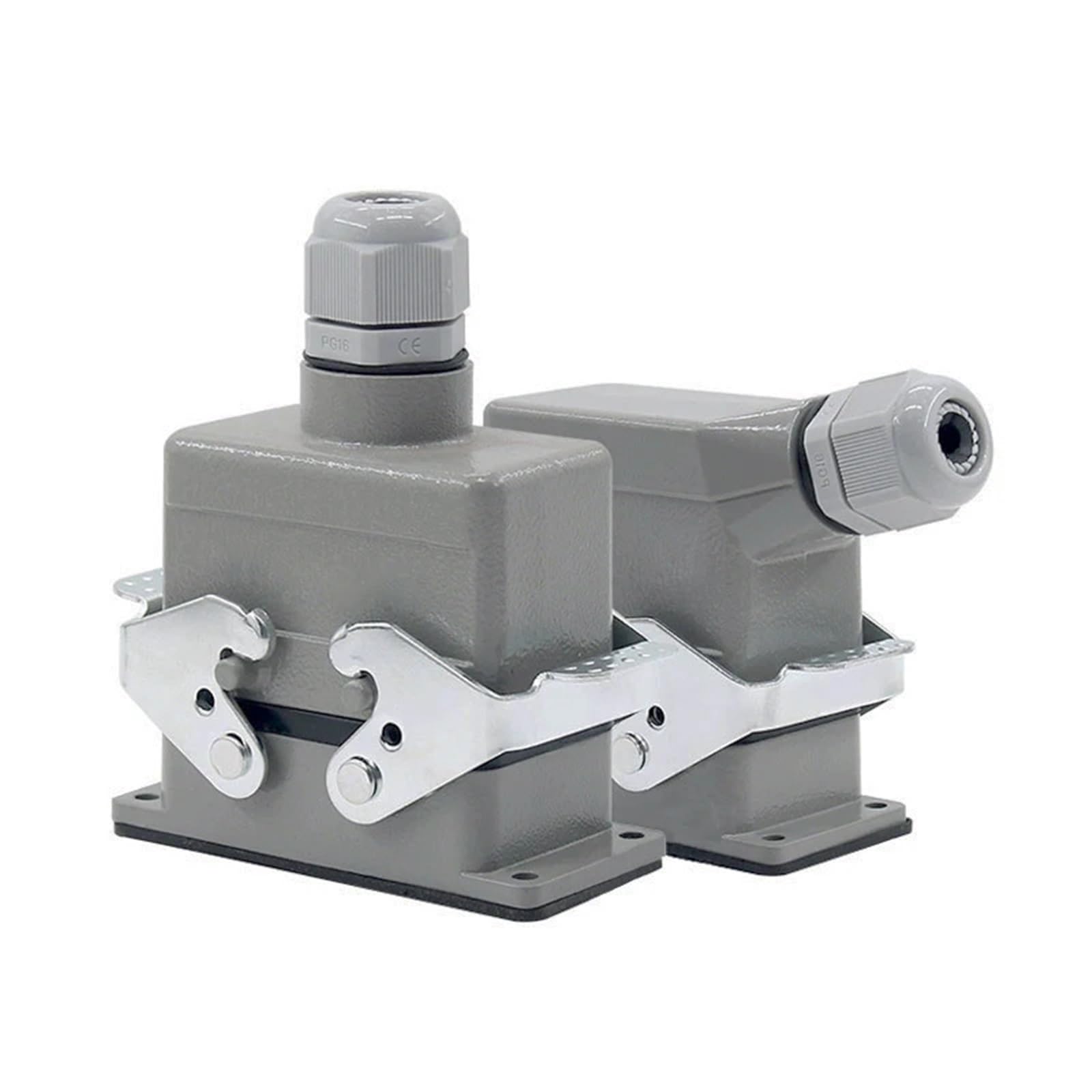Hochleistungssteckverbinder HDC-HE-010-1/2/3/4 F/M 10-poliger Schraubanschluss 400 V/500 V 16 A Industrie-Rechtecksteckverbinder 1 Stück(HDC-HE-010-4)