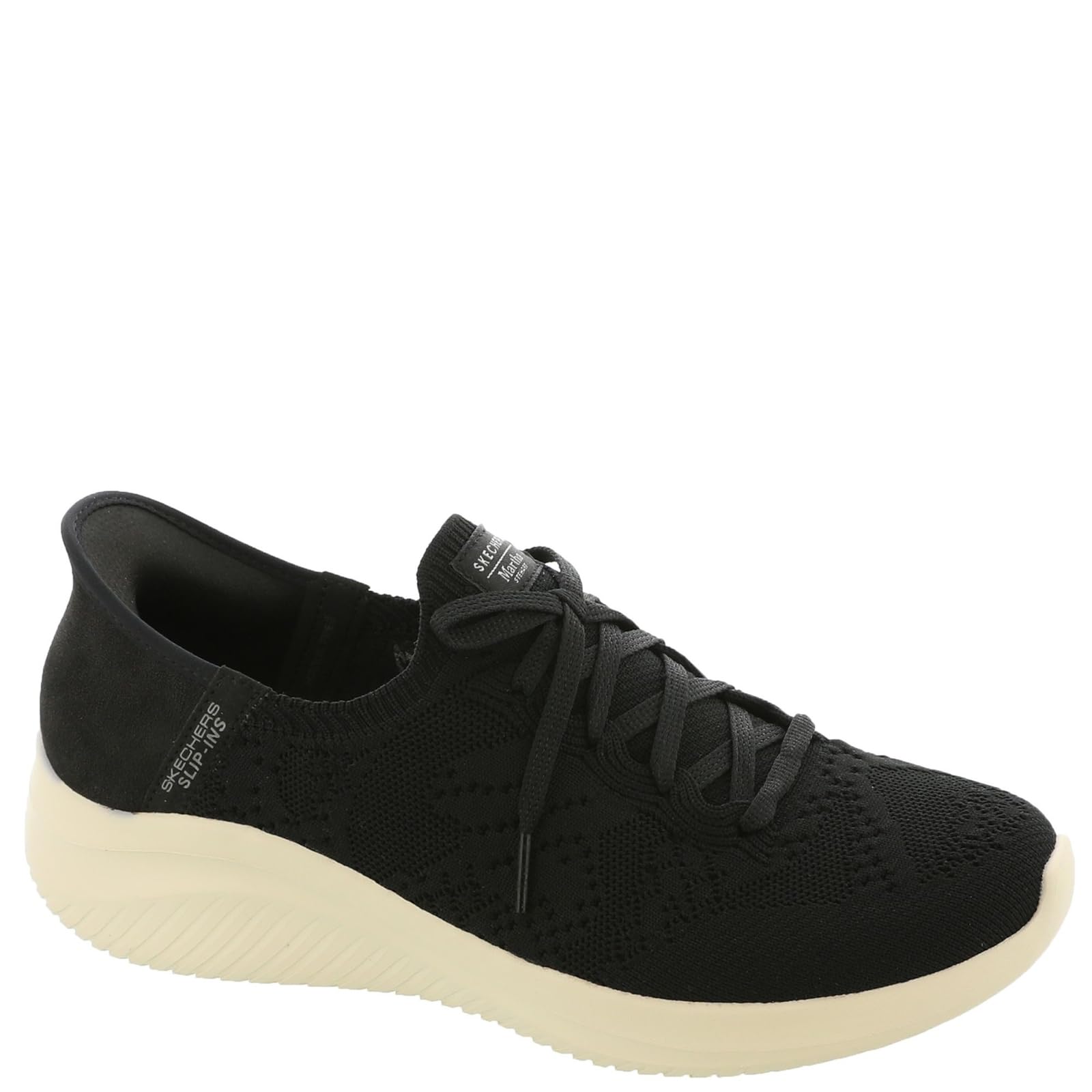 Skechers Women's Reggae - Sew Me - Boho Woven Strappy Slingback Sneakers