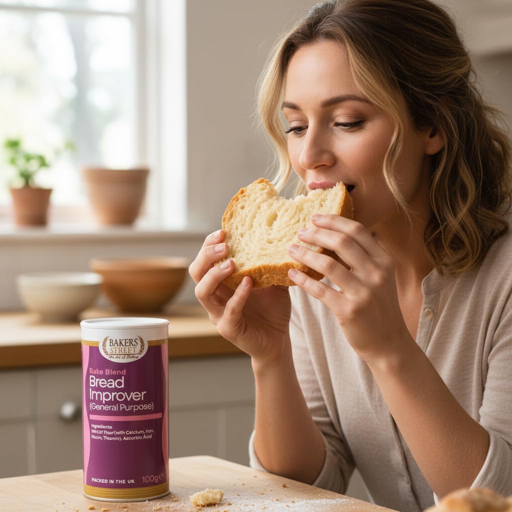 Mejorador de Pan Multiusos Bakers Street 100 g Acondicionador para Masa