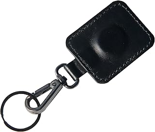 GALGO genuine leather car keychain, universal Key Fob Keychain, classic design, magnetic, handmade, easy identifying your keys, leather keychain holder for women and men.
