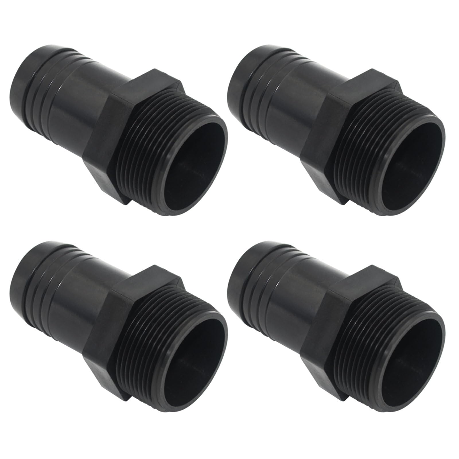 Ebrmeiwo 4Pcs SPX1091Z2 Hose Male Insert Adapter Replacement, for S240PAK1, S200PAK1, S160TPAK1, PAK3, S160T, S190T, S164T, S166T Sand Filters Models