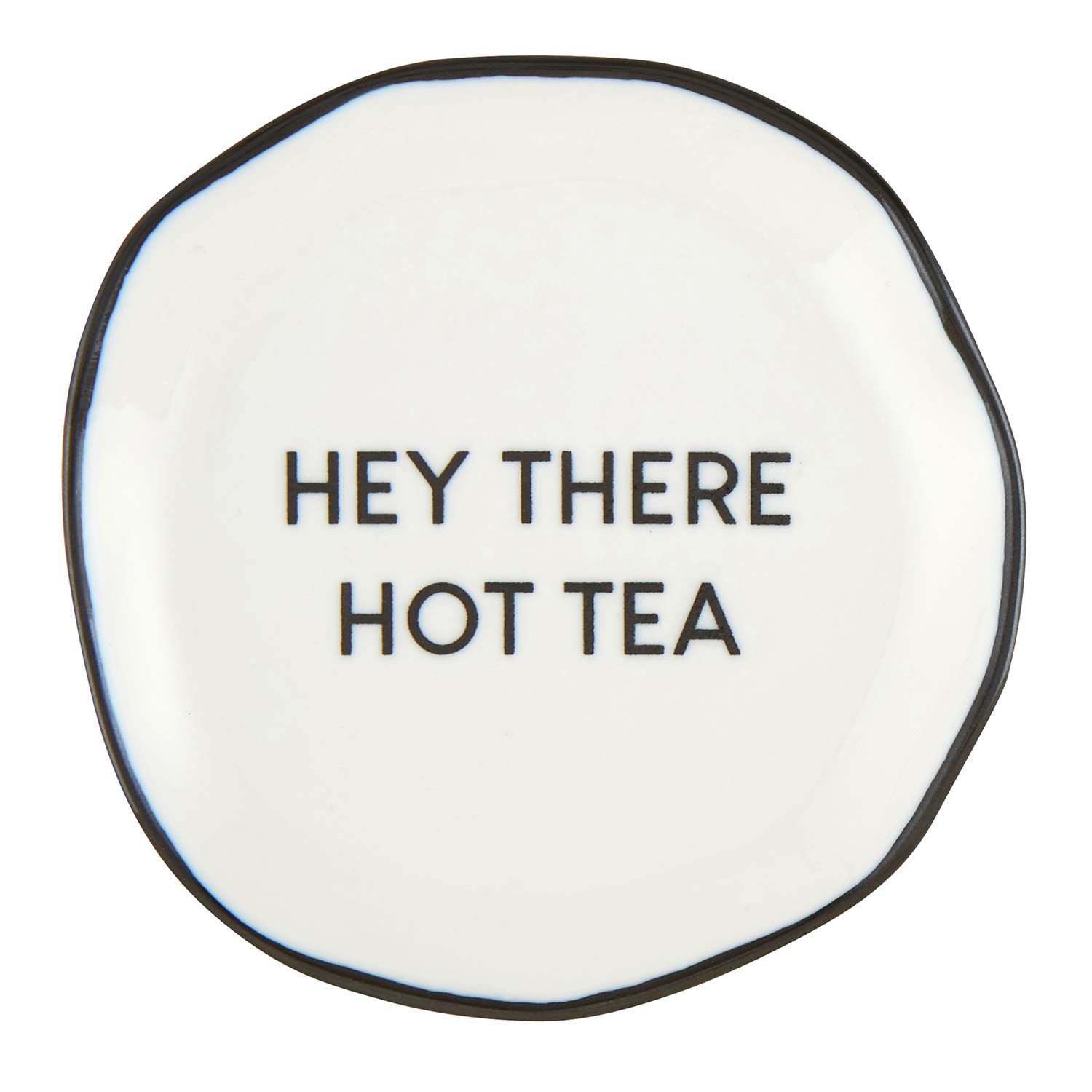 Santa Barbara Design Studio SIPS Drinkware Ceramic Tea Bag Rest, 3.5