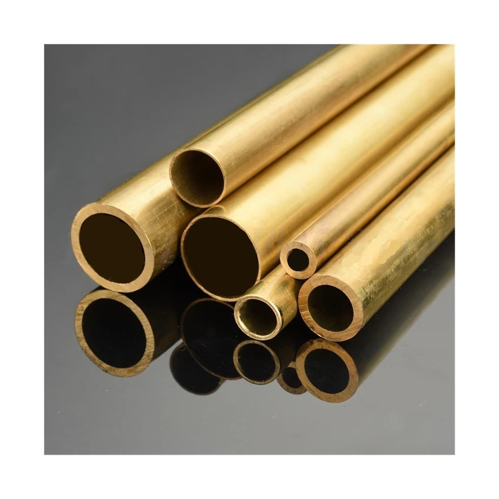 1Pc OD 27/28/30/32/33/35/36/38/40mm H59 Tubo In Ottone Lunghezza 500mm Spessore Della Parete Del Di Rame Tondo Personalizzabile(OD 27 x ID 14mm)