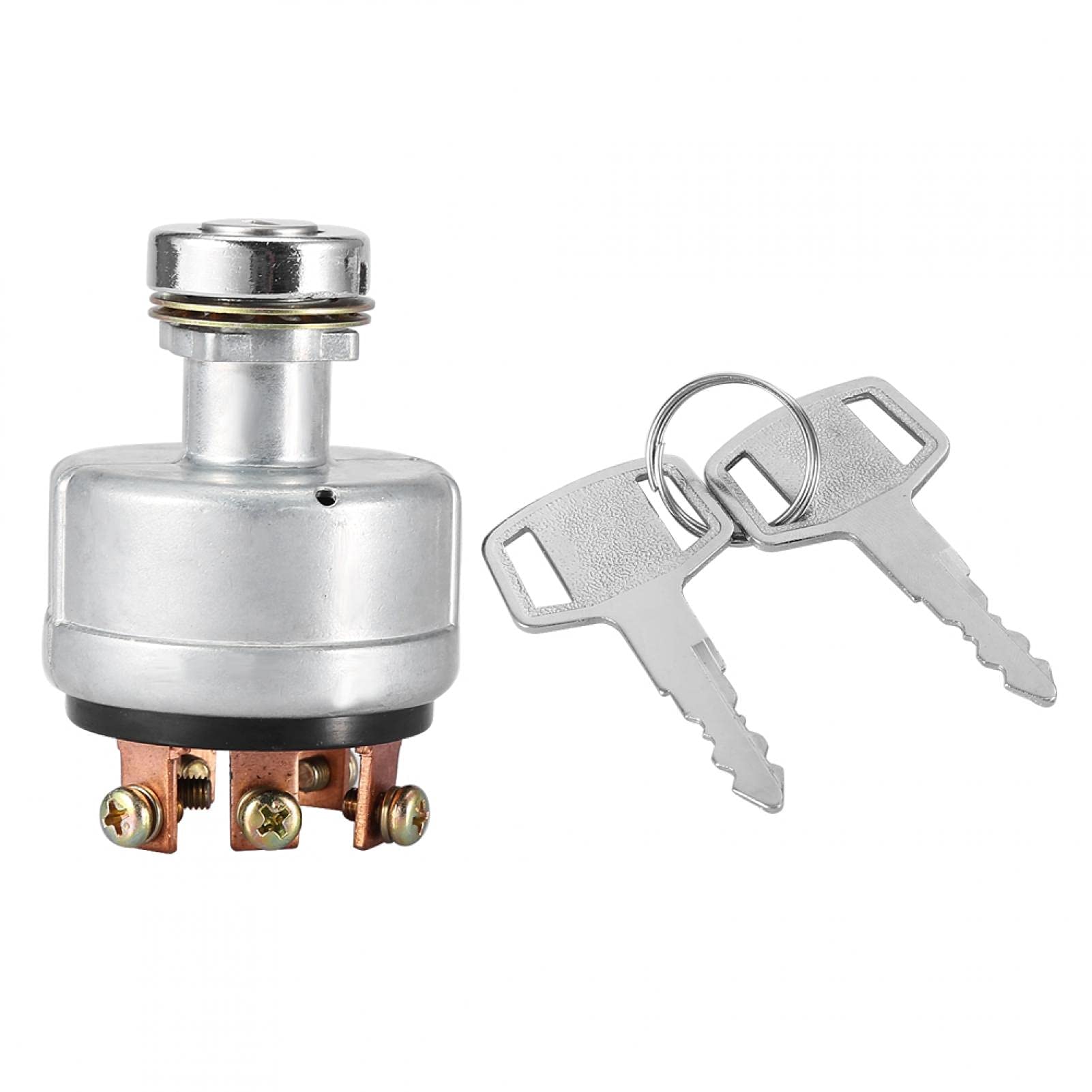 Yctze pour neiman tracteur Pour Kobelco SK200-3 SK200-5 SK120-5 Interrupteur de démarrage avec 6 bornes Digger 2 clés pour contacteur clé tracteurcle pour