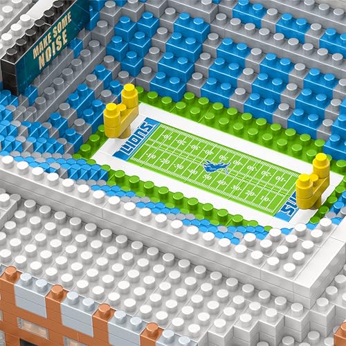Image of FOCO NFL Unisex-Adult NFL Team Construction Blocks 3D Mini BRXLZ Stadium
