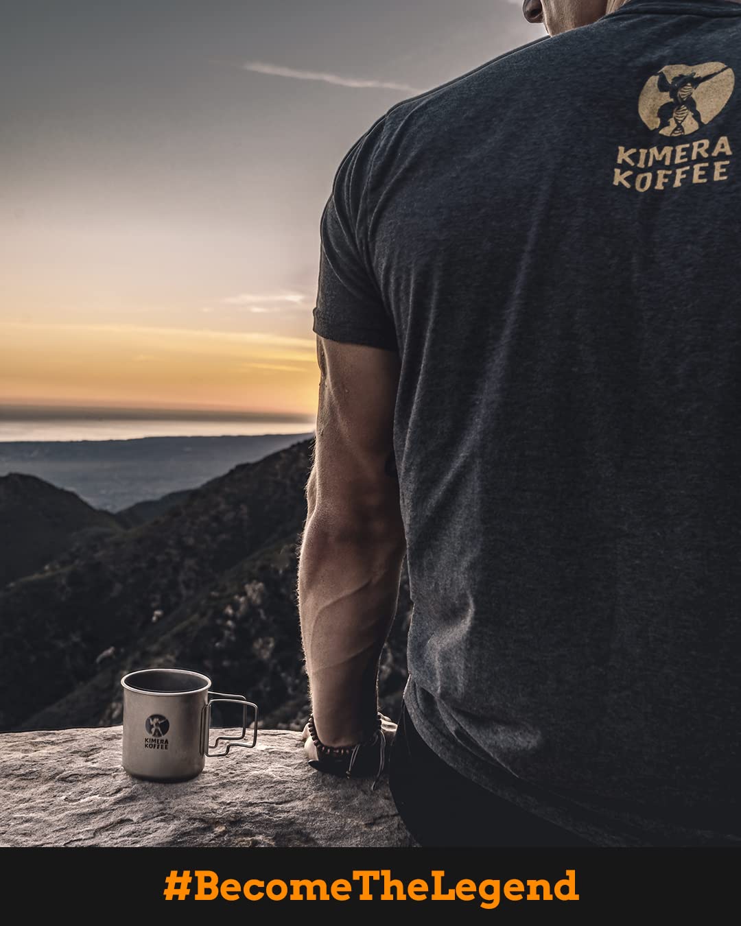 Kimera Koffee Organic Ground Coffee - 12 oz - Endurance Blend Medium Roast Ground Coffee with L-Tyrosine, Vitamin B12 and Glycine - Enjoy a Rich Organic Coffee Any Time of Day
