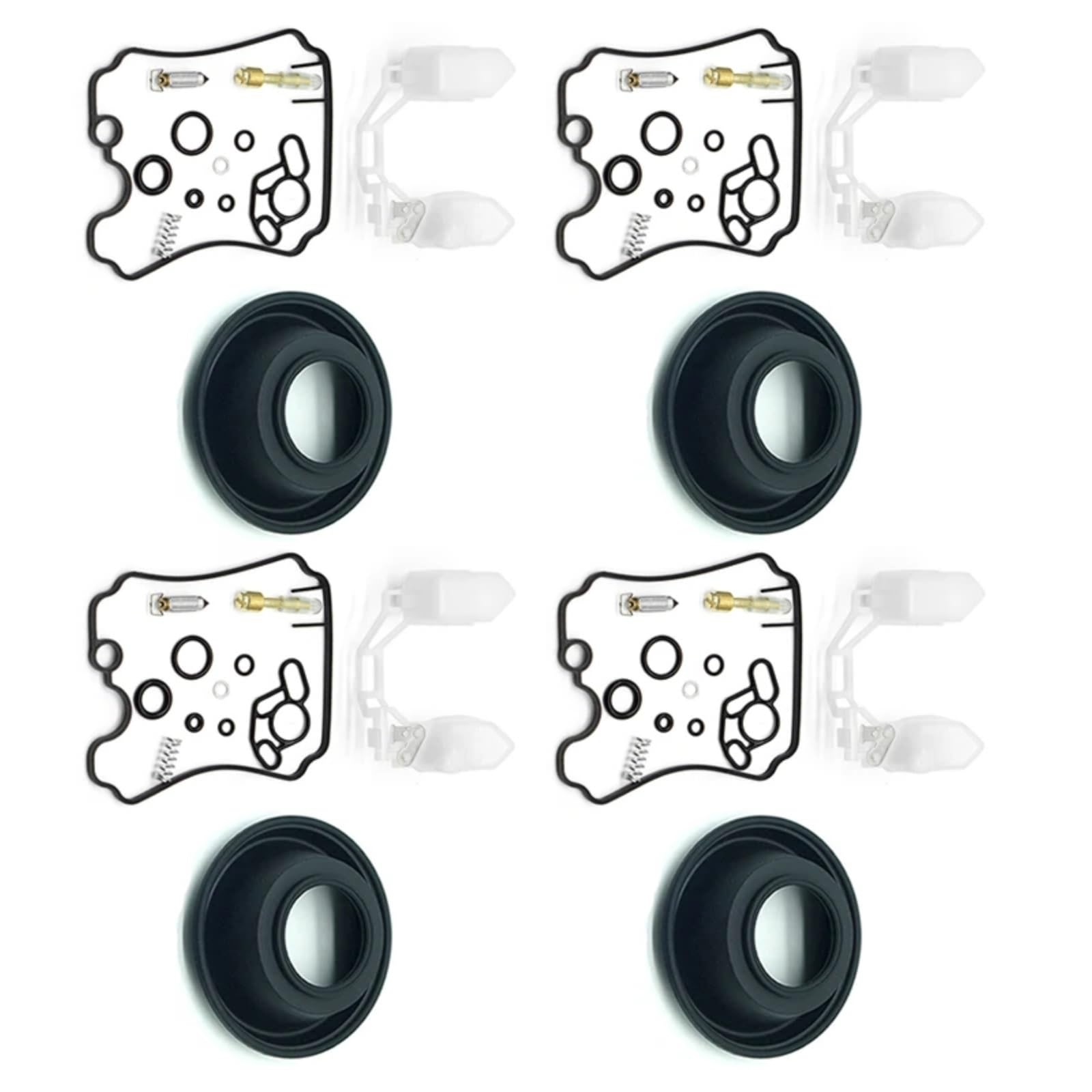 Kit Carburador Repuesto Kit Reparación Carburador Motocicleta Para Yamaha Para YZF750R 1993-1996 1997 1998 Membrana De Diafragma De Vacío Flotador Vavle Pieza De Carburador(D Set)