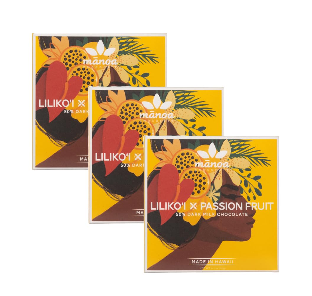 Amazon.com : Manoa Chocolate Flavors of Hawaii: Liliko'i x Passion