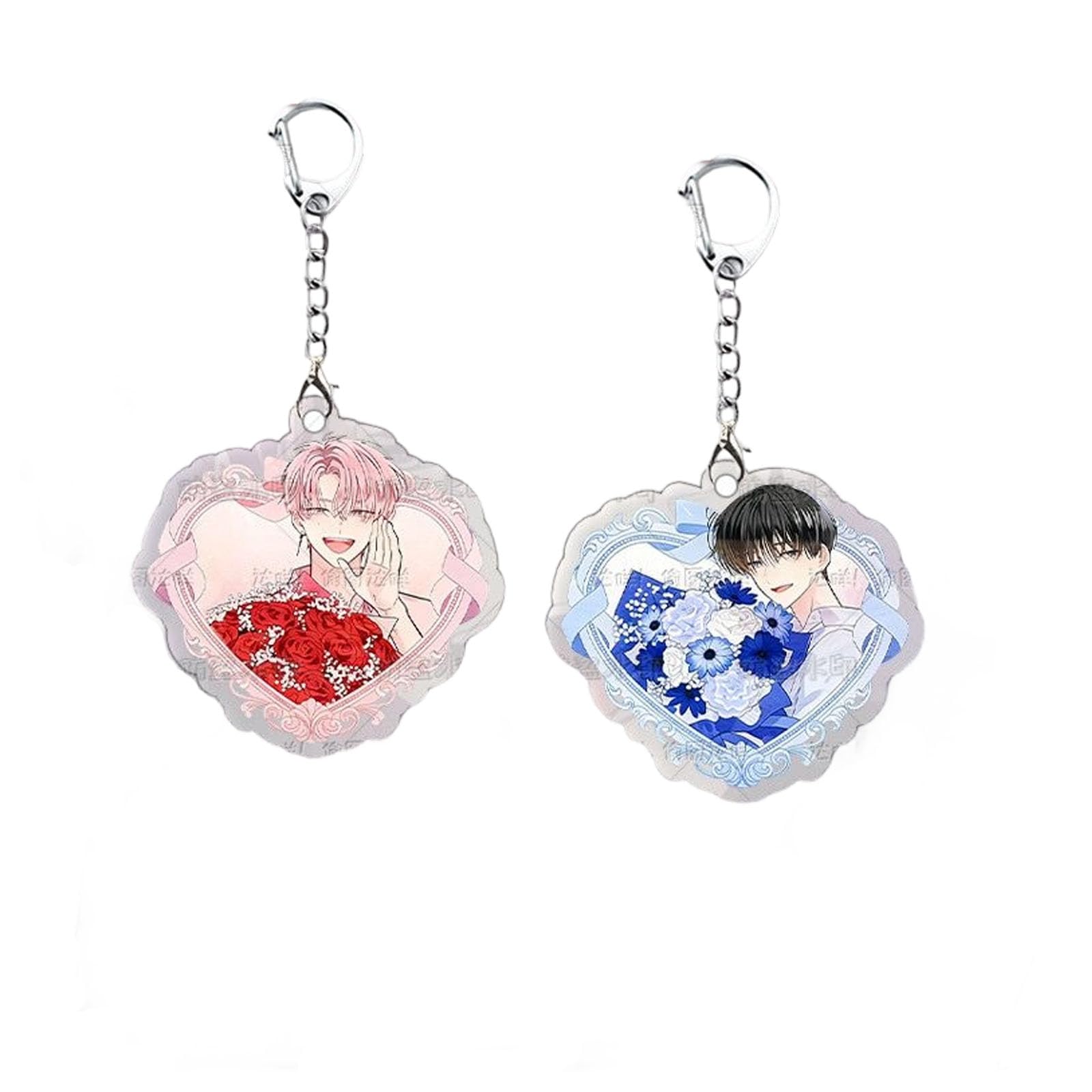 多聞くん今どっち 韓国版 ホログラムダブルチャームアクリルキーホルダー 特典 Amazon.co.jp: [dameimie] 多聞くん今どっち キーホルダー アクリル 2