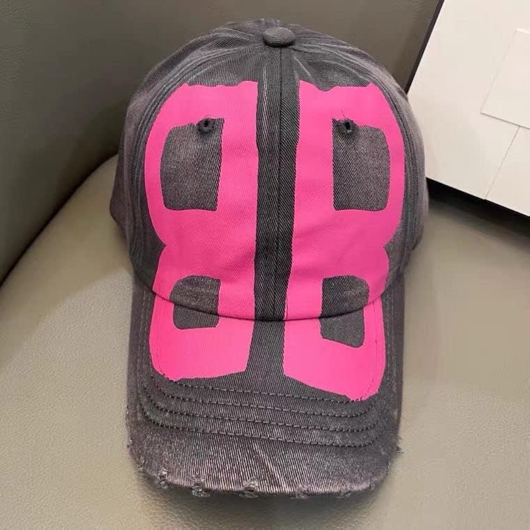 Men's Washed Baseball Cap Women's Adjustable Distressed Baseball Cap Dad Hat Trucker Cap - Image 4