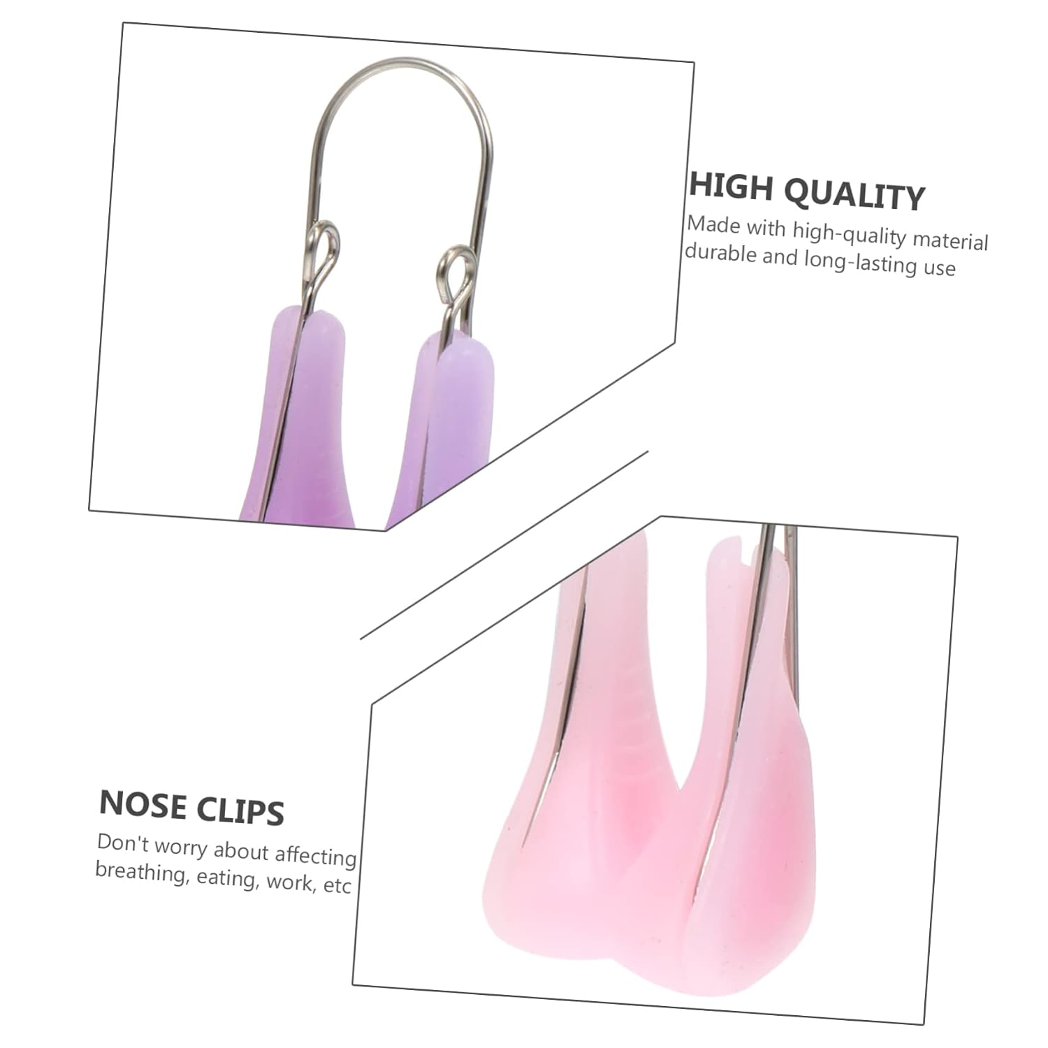 Silicone Nose Bridge Enhancer 3-Piece Set Adjustable Nose Up Clips for Beauty Suitable for Skin Types for Daily Use