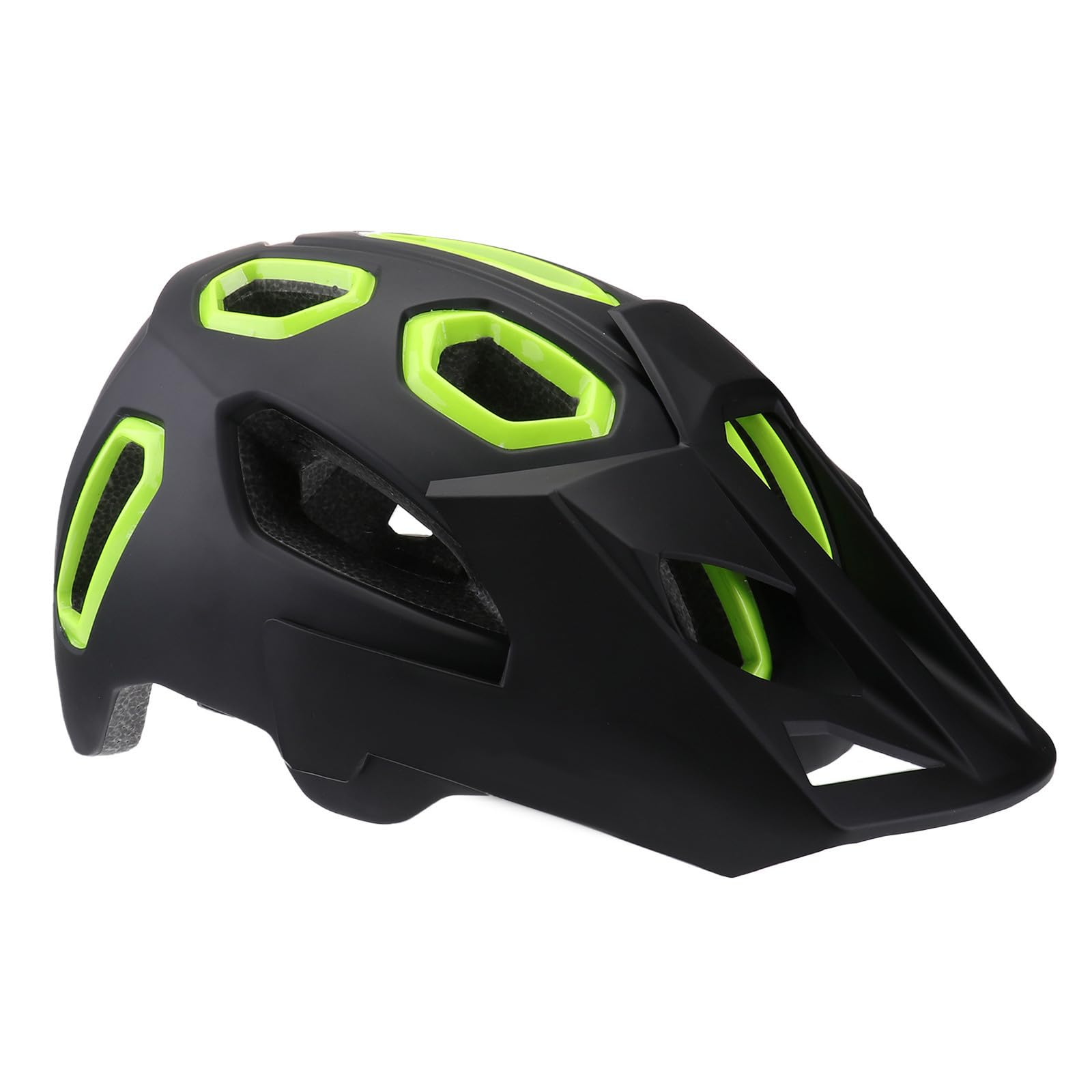 Casque de VTT Noir en PC Réglable pour Homme et Femme