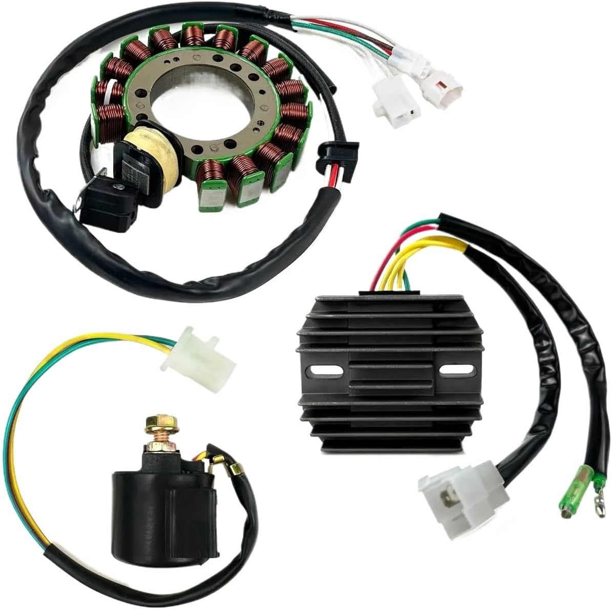 accessory 3HN-85510-10-00 スターターリレーソレノイドステーターコイルレギュレーター整流器ステーターガスケッ