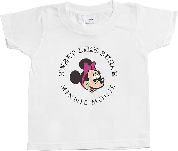 Amazon Chara Park ミニーマウス レトロ プリントtシャツ キッズ 1 ホワイト Tシャツ カットソー 通販