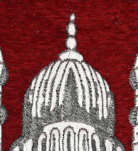 Image of Velvet Floral Janamaz Mat | Prayer Mat /Meditation Janamaz for Namaz /Meditation Mat /Muslim| Size 27x50| Washable Soft Prayer Mat (Maroon)
