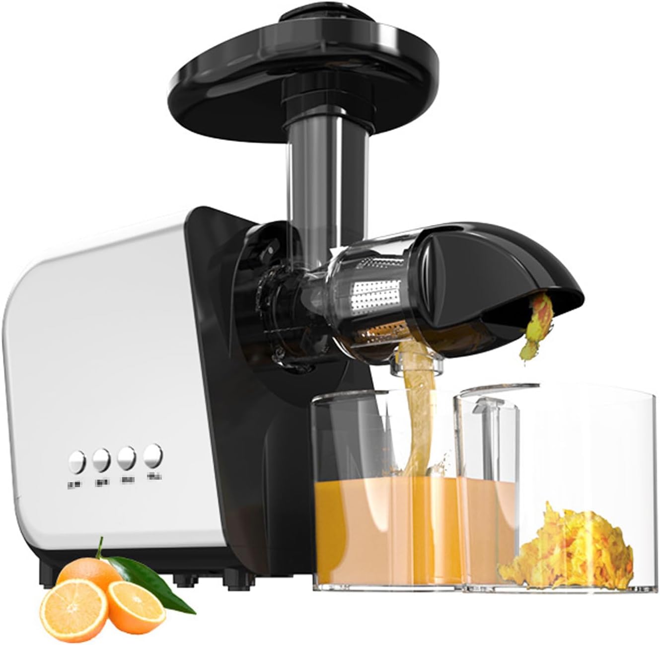 Extractor de Jugos Lento Prensado en Frío Triple Filtración Capacidad 1L