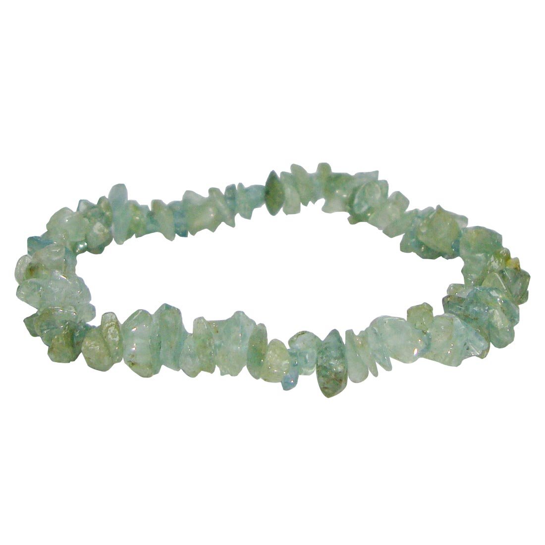 SATYAMANI Natural Energized Aquamarine Gemstone Chips Bracelet (Pack of 1 Pc.) (B073HB6KMZ) Amazon Price History, Amazon Price Tracker