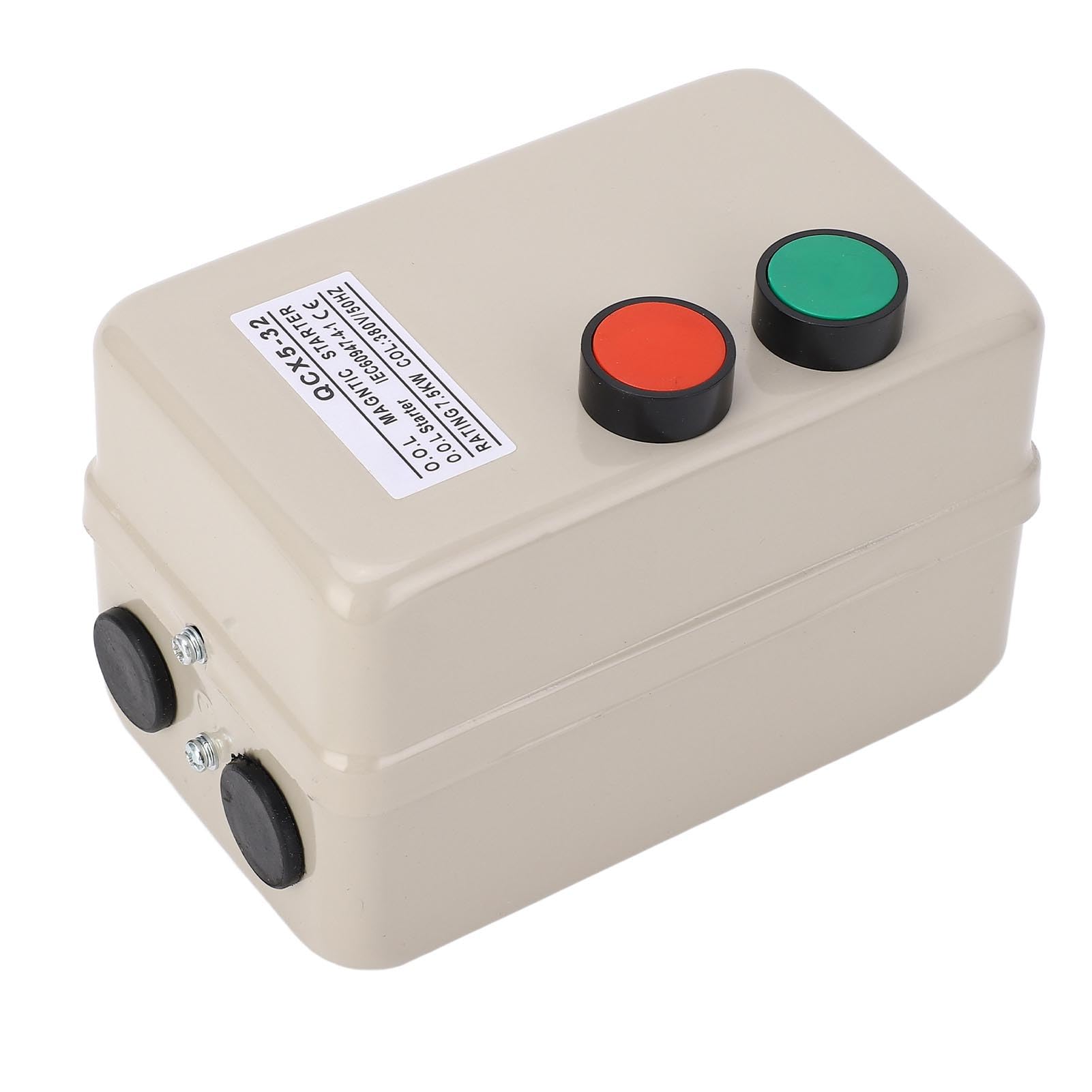 Interruttore Magnetico per Avviamento Motore Elettrico Monofase e Trifase 220V 240V 380V 20A 32A 7.5KW Protezione Sovraccarico Globale Applicazione Industriale