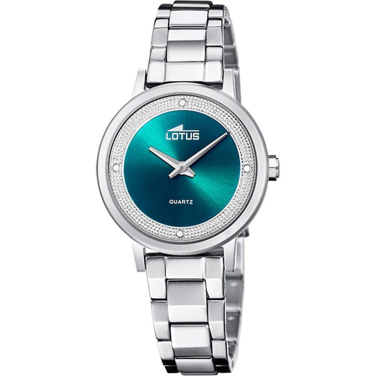 LOTUS Reloj Mujer Analógico de Acero Inoxidable 316l Plateado