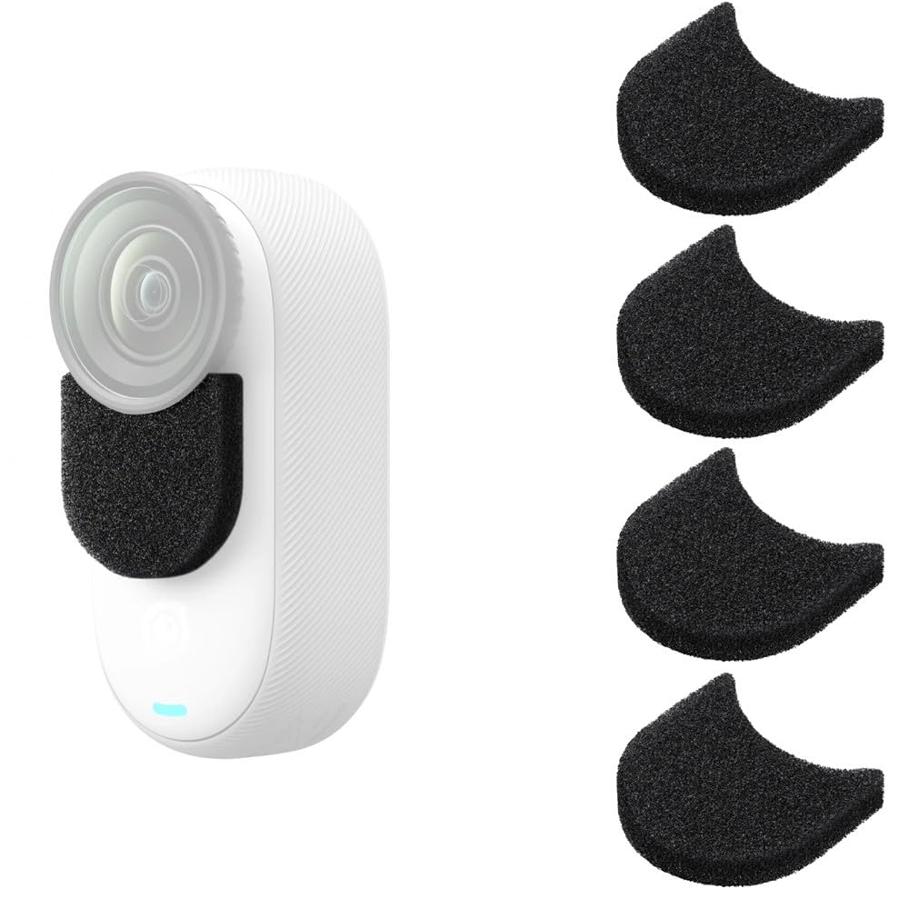 Mic Wind Muff for Insta360 GO 3 & GO3S Camera Windproof Cotton Audio Kit Wind Noise Reduction Cover Windscreen Wind Cover Sponge Accessories