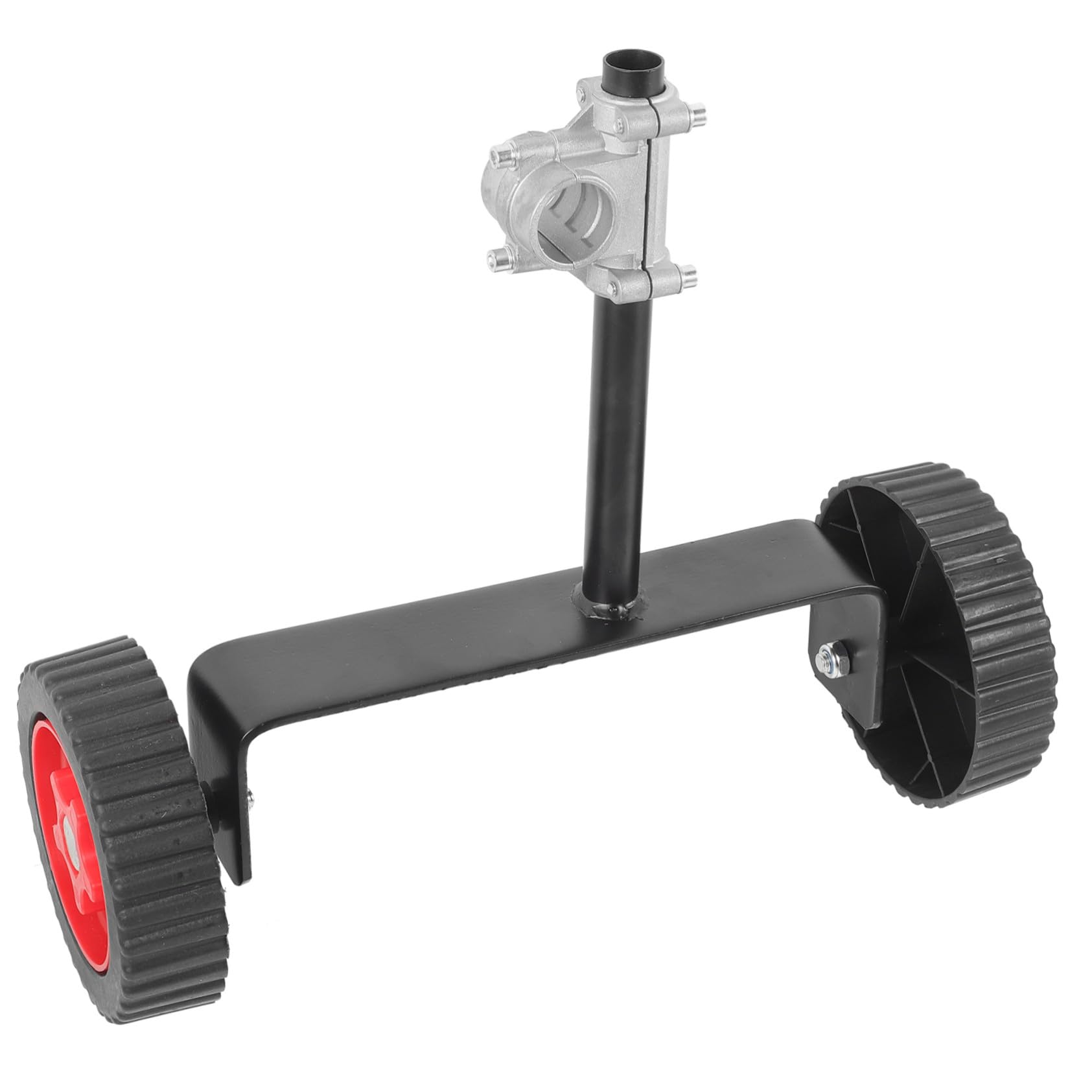 Rueda de Soporte para Cortacésped Rueda de Repuesto con Caucho y Acero Inoxidable Resistente para Carretilla y Generador Instalación Rápida y Silenciosa para Máquina Cortar Césped