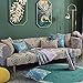 Suuki Strapazierfähig Chaiselongue Sofabezug,Wohnzimmer Dekorativer Sofabezug Für Frühling,Sommer,Herbst Winter-Khaki_110 * 240cm werfen-Verkauft in stück