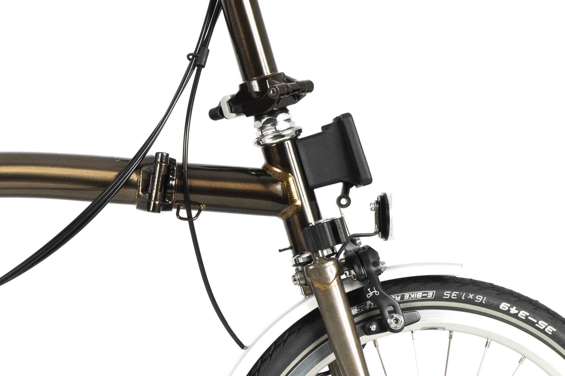Amazon | Brompton Cライン 6速折りたたみ自転車 - ミッド(ブラック