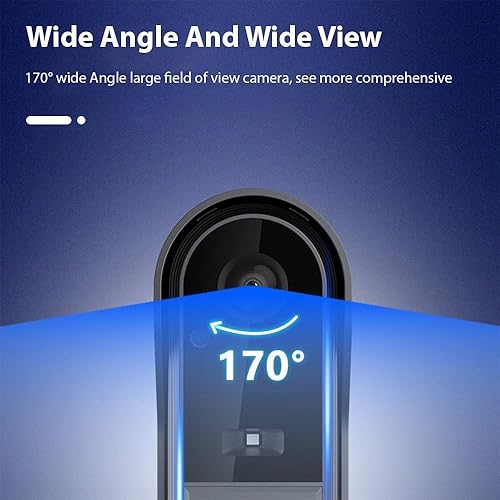 Miniatura 5 de Timbre inalámbrico con pantalla IPS de 4.3 pulgadas con cámara al aire libre IP65 impermeable 1080P timbre inalámbrico intercomunicador visión