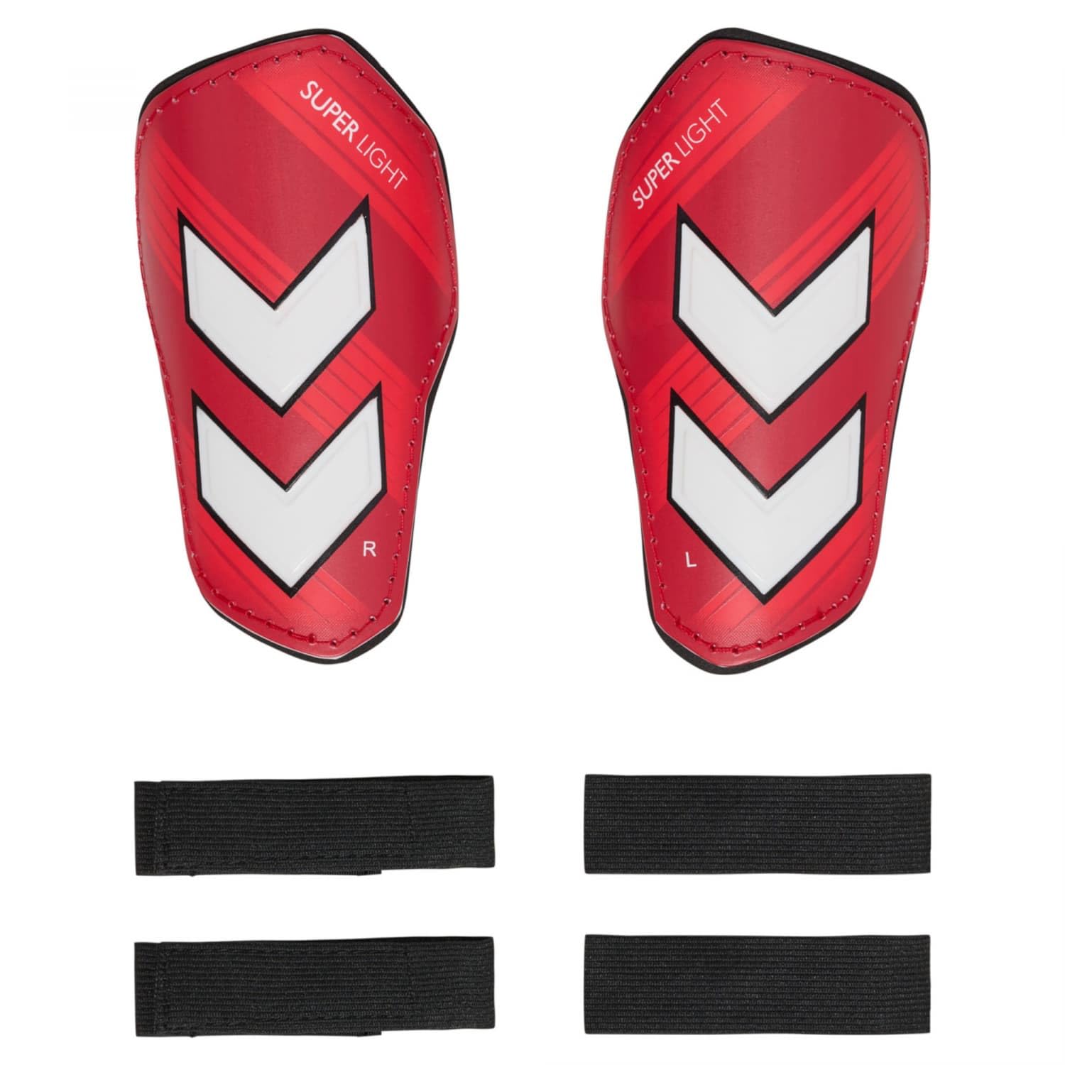 hummel Shin Pads Red, L Without Gender