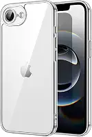 JETech Capa para iPhone 16e 6,1 Polegadas 2025, Case Protetora de Telefone à Prova de Choque, Capinha Anti-Amarelecimento, Parte Traseira Transparente Anti-Riscos (Claro)
