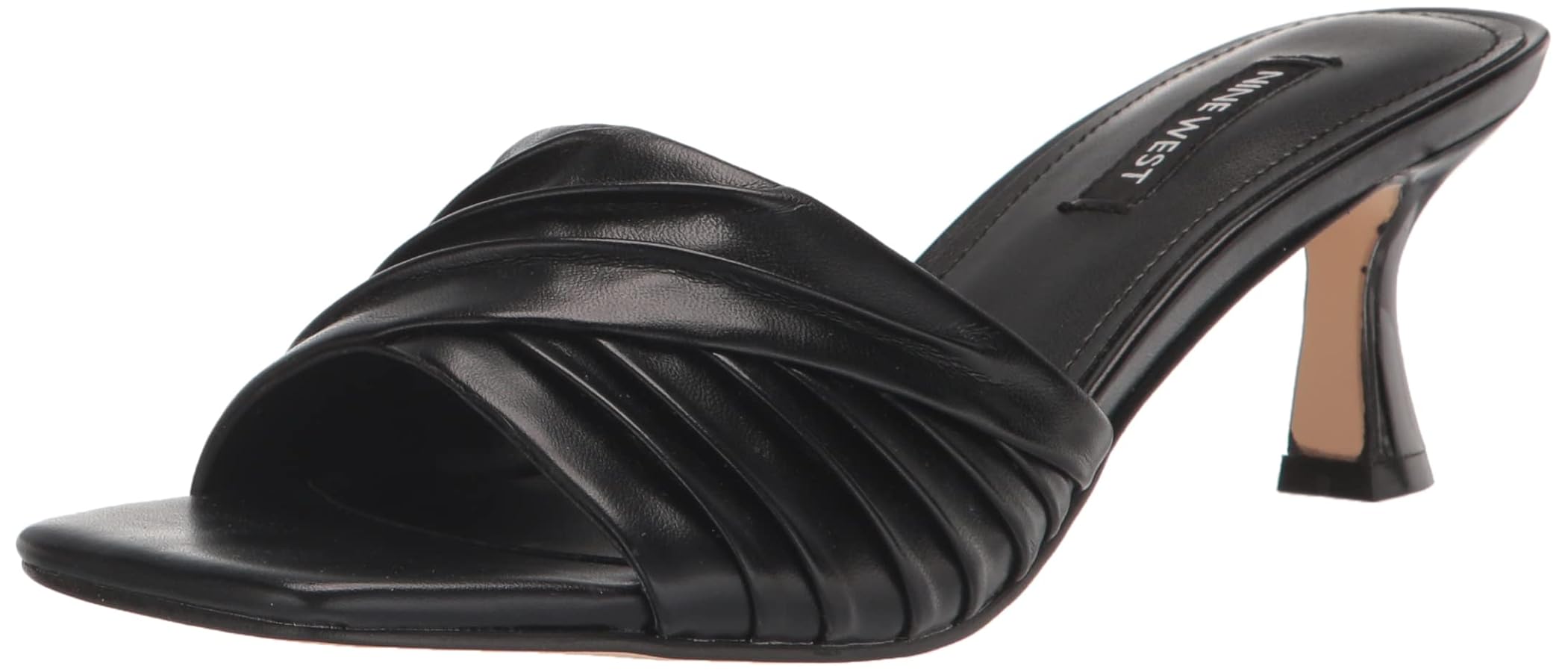 Amazon.com | Nine West Women's Azala3 Heeled Sandal, Black