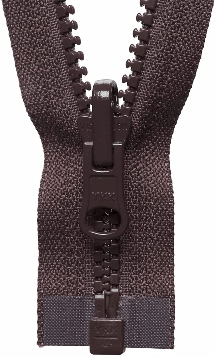 Ykk No. 570 Brown Reversible Zip, 66 Cm Length