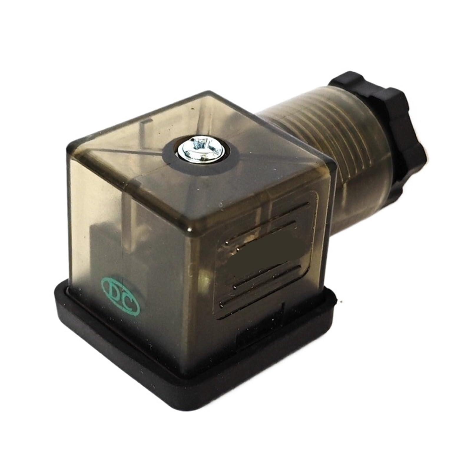 BACYDLPL 5pcs DIN43650A Type Solenoid Valve Hydraulic Valve Pulse Valve Coil Junction Box Plug with LED AC DC(Type1 DC)