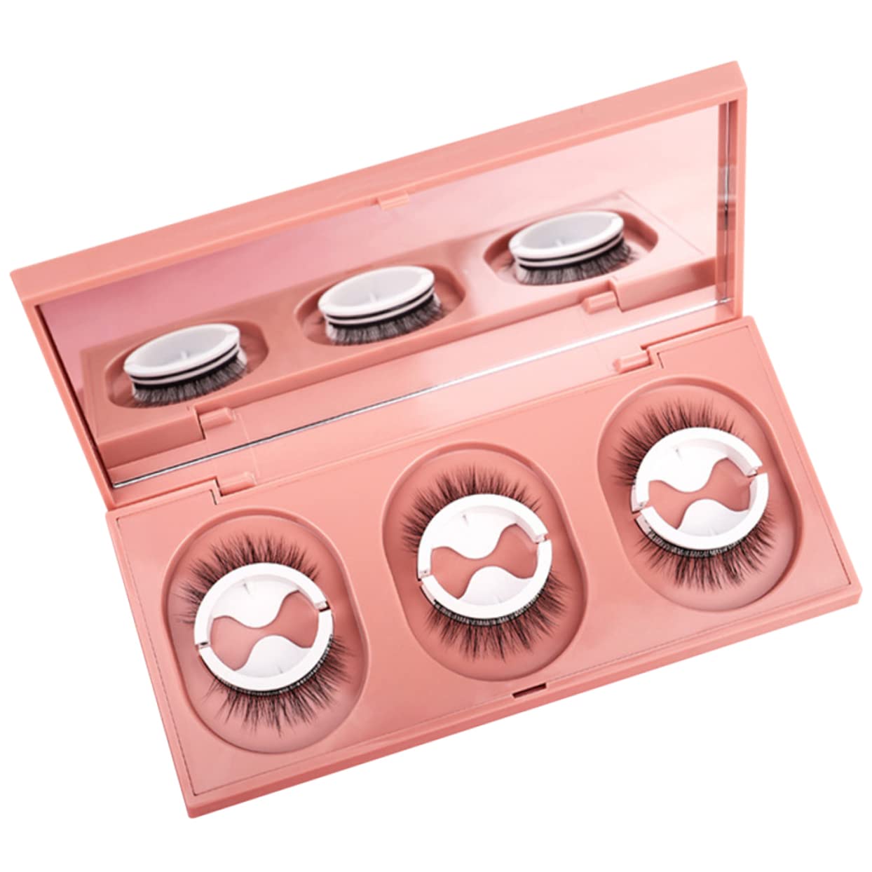 FRCOLOR 9pares of Self-adhesive Reusable Eyelashes for Women Natural Look False Eyelash Makeup Accessories