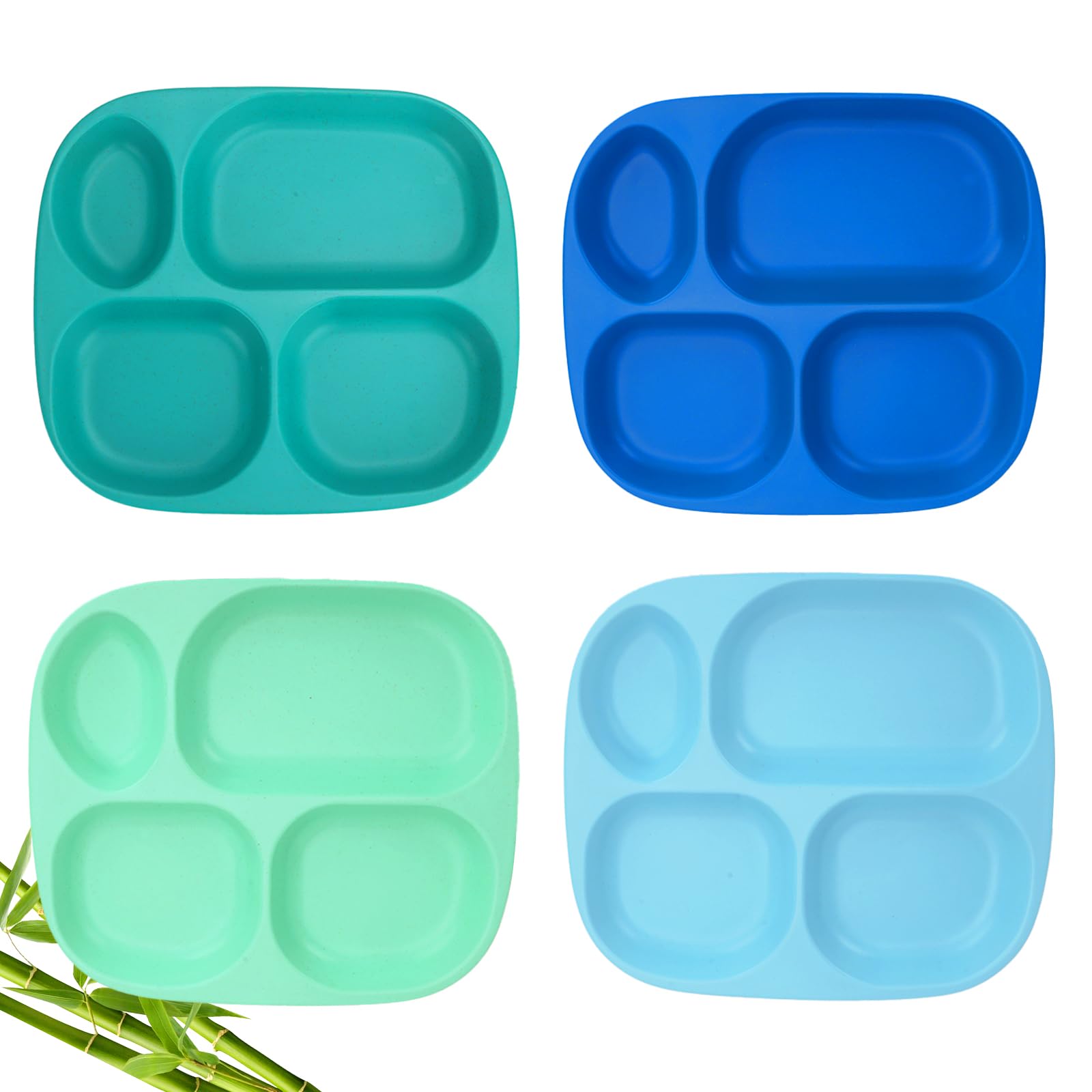 shopwithgreen bamboo divided plates