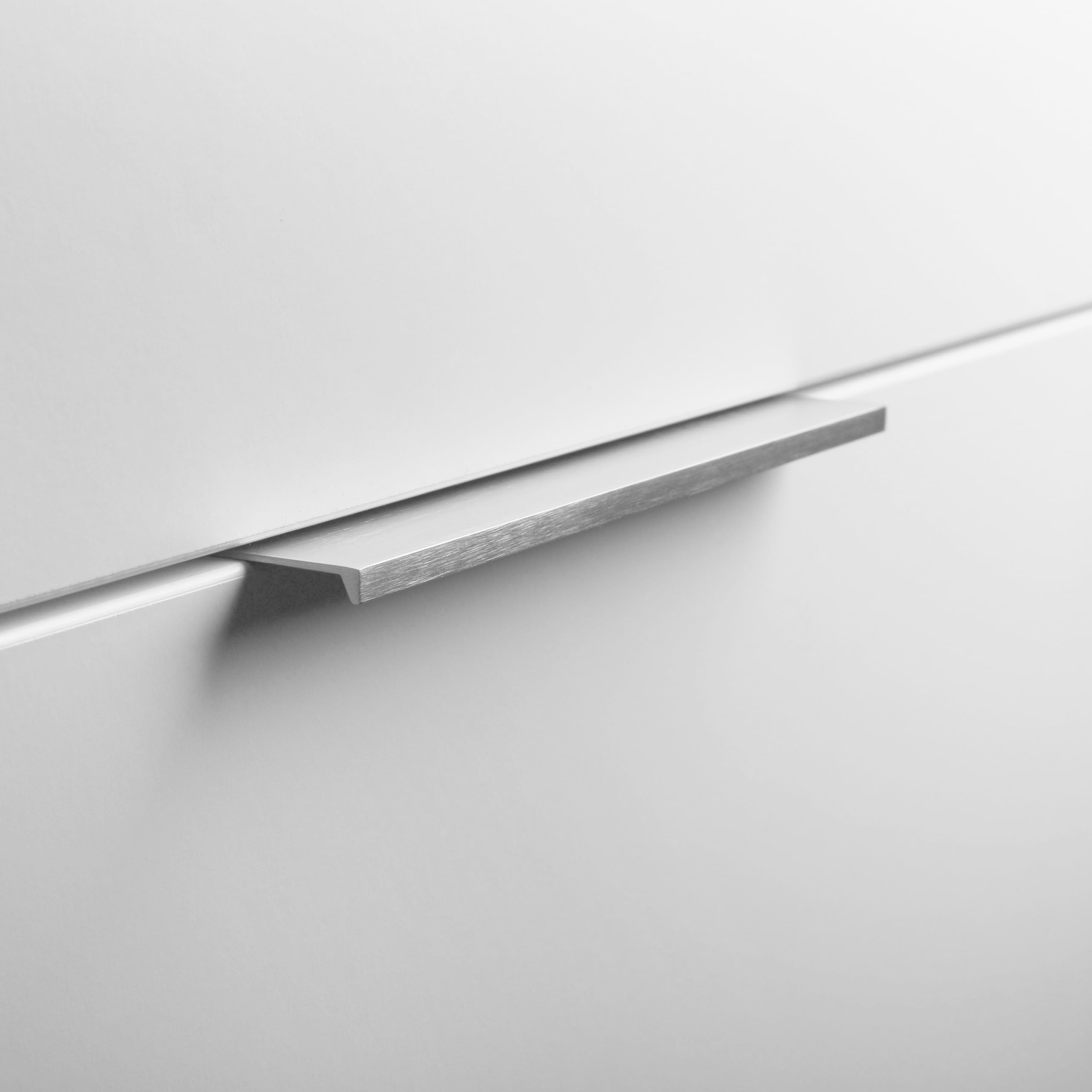 Lot de 10 poignées de profil de meuble en aluminium SEARL 780 mm Aspect Acier Inox Poignée profilée Poignée de tiroir de SO-TECH®