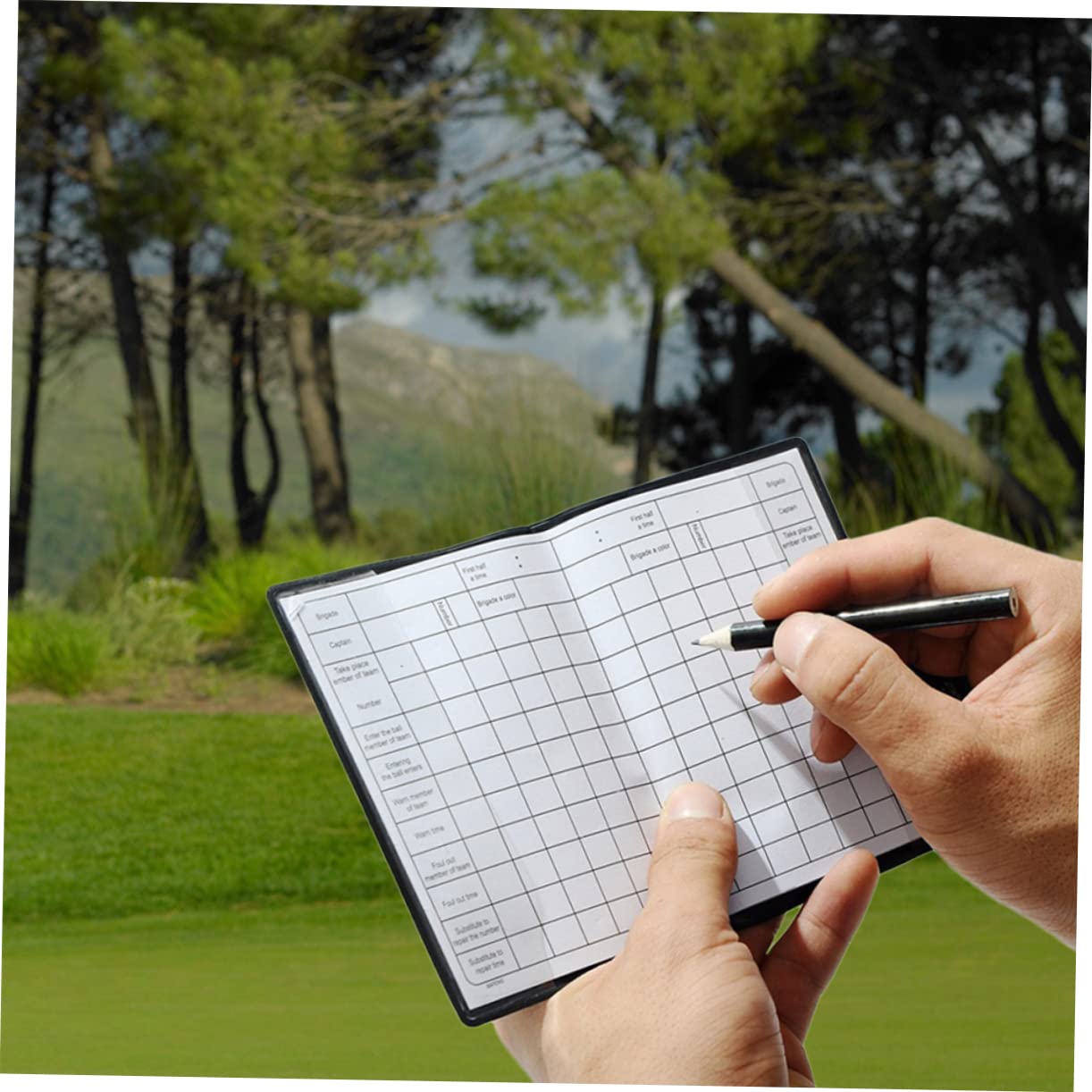 Toyvian Tarjetas de Árbitro Multifuncionales Kit de Árbitro Amarillas Lápiz y Cuaderno Fútbol Baloncesto y Otros