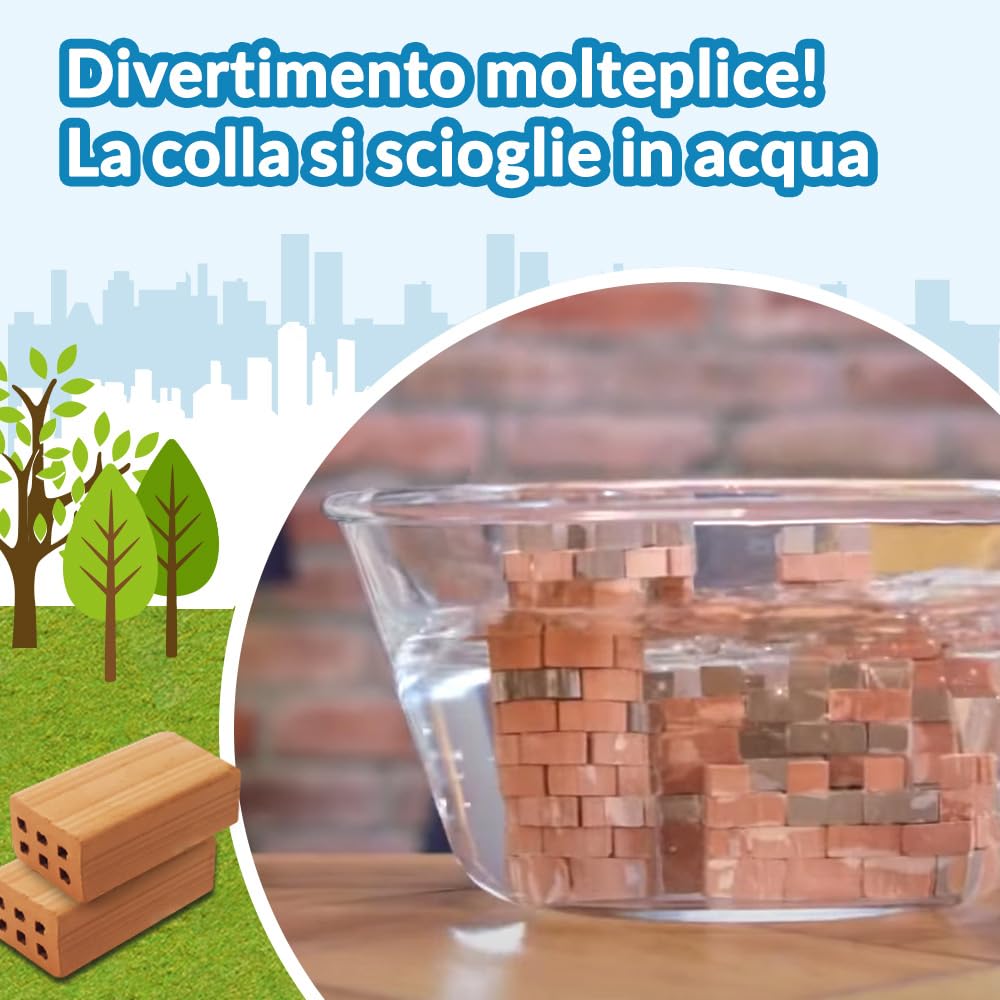 Brick Trick Trefl Caserma dei Vigili del Fuoco/Fire - Costruisci con i Mattoncini, Veri Mattoncini ECO, 190 Mattoni, per Bambini dai 6 Anni