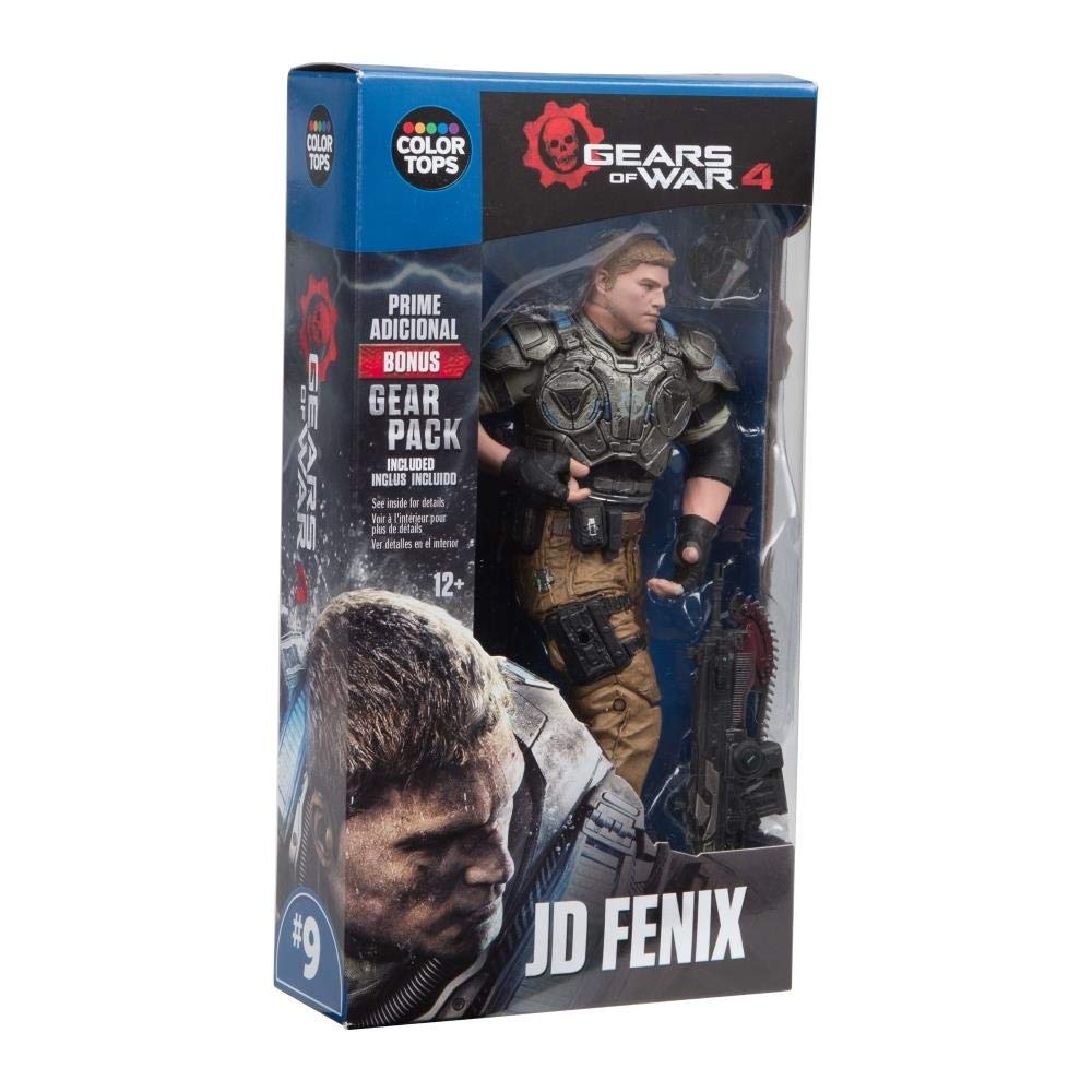 McFarlaneFigurine Gears Of War - Jd Fenix Color Tops 18cm - 0787926120059
