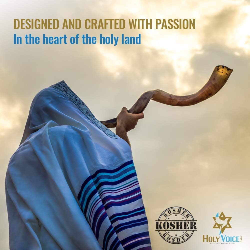 Kosher Kudu Shofar Horn from Israel 32”-34” – Traditional Half Polished Kudu Shofar | Includes Carrying Bag - Holy Easy Blowing Ancient Jewish Musical Instrument : Musical Instruments