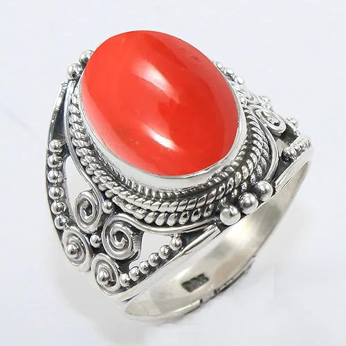 Miniatura 107 de Anillo de plata esterlina 925 para mujer y piedras preciosas naturales, anillo de compromiso de plata de ley, juego de bisel de piedra natal