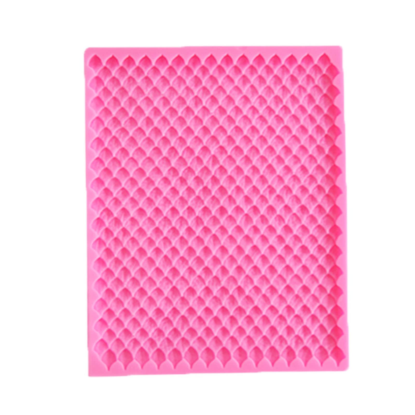 3D Dinosaur Fish Scale Kitchen Baking Mold Silicone Cake Decorating Tools Fondant Chocolate Biscuits Silicone Mold Cake Molds for Baking for Decorations Decorating Pastry Shapes Molds for Epoxy