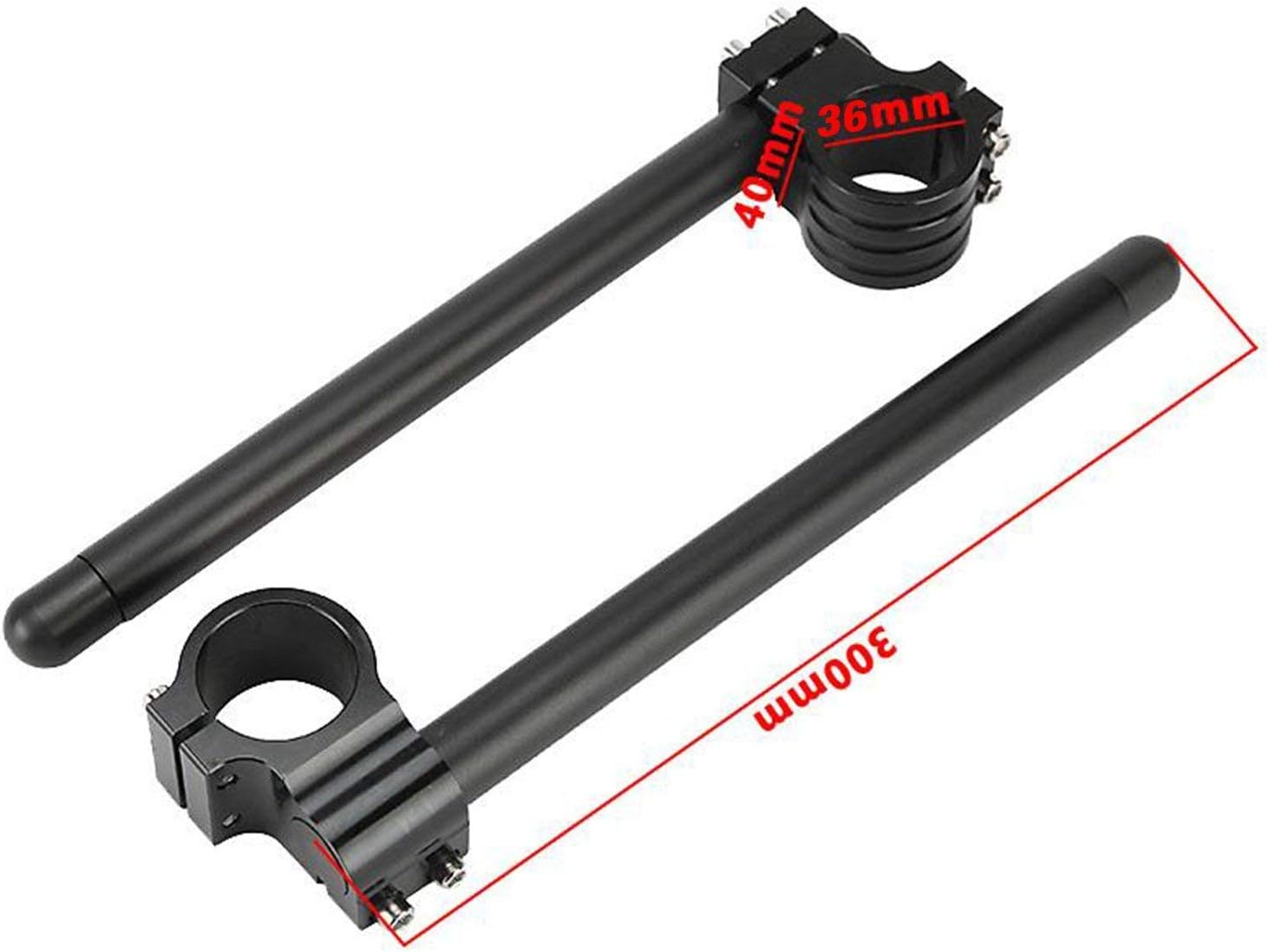 Fork Clip-ons Handle Bars CNC Riser Regular Handlebar for Suzuki for Yamaha (36mm)