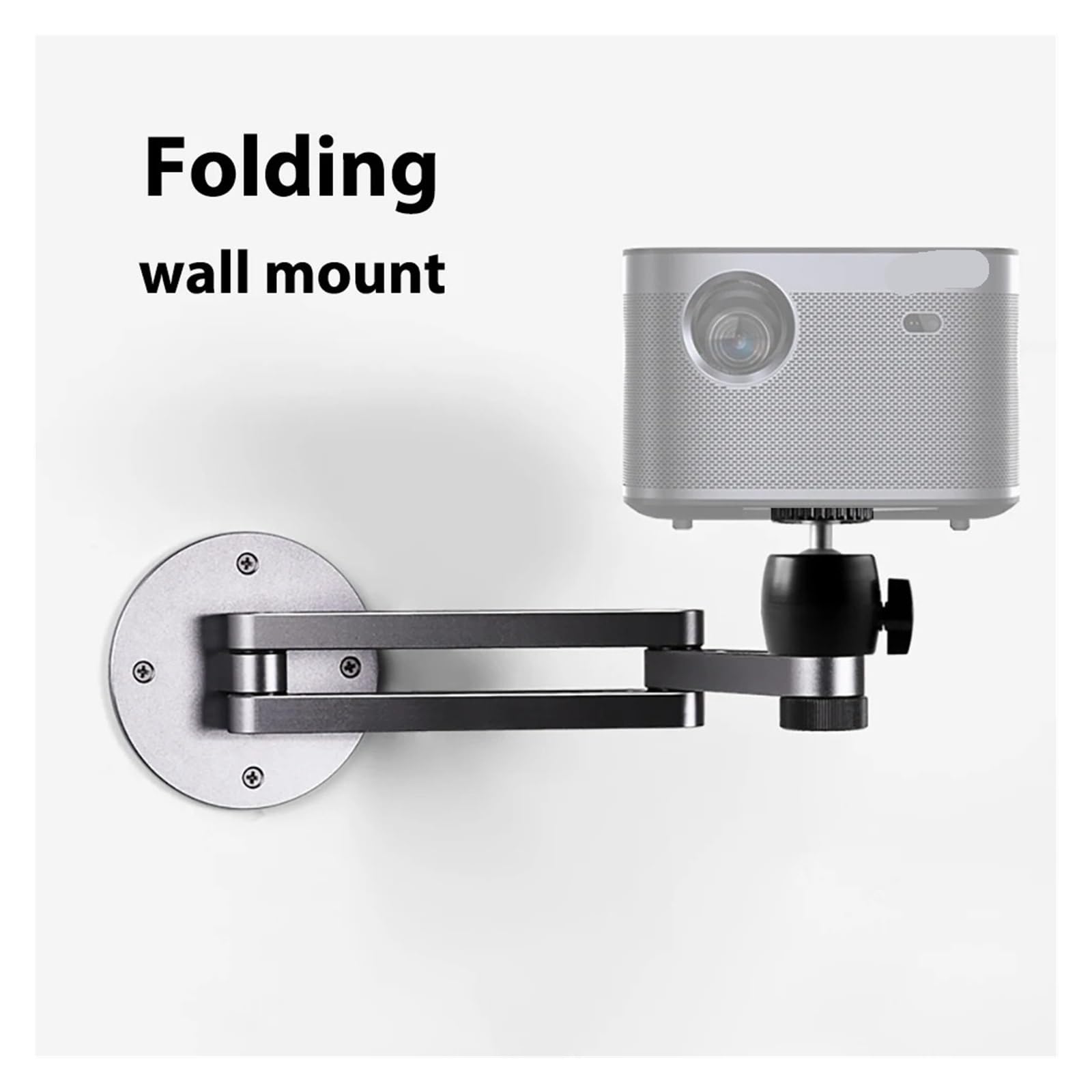 Projector Wall Mount, Foldable, 1/4" Thread