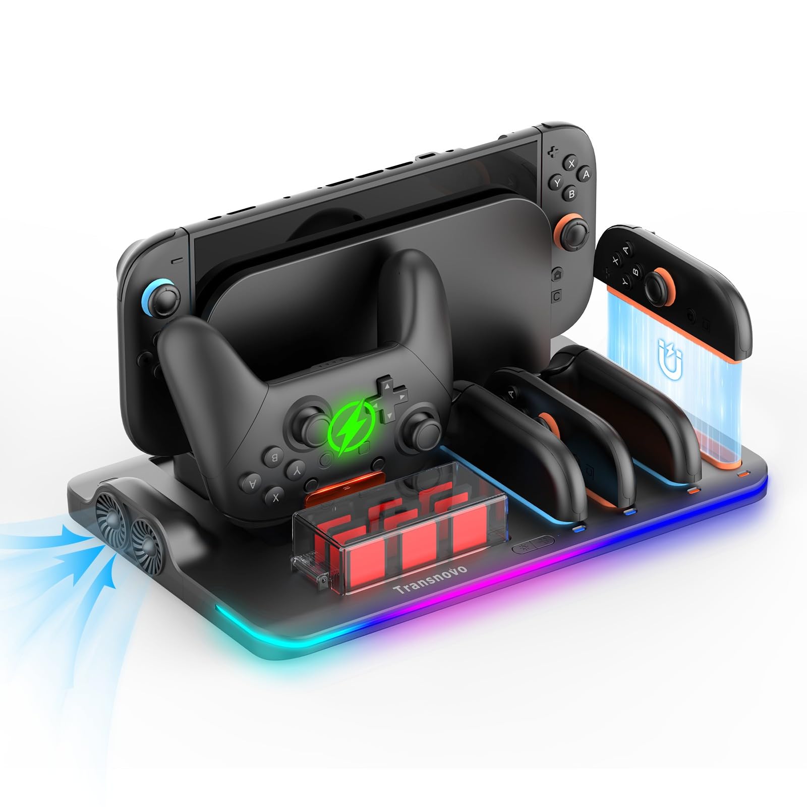 Amazon.co.jp: 【2025革新的 6 In 1 排熱&充電&収納】TRANSNOVO Switch