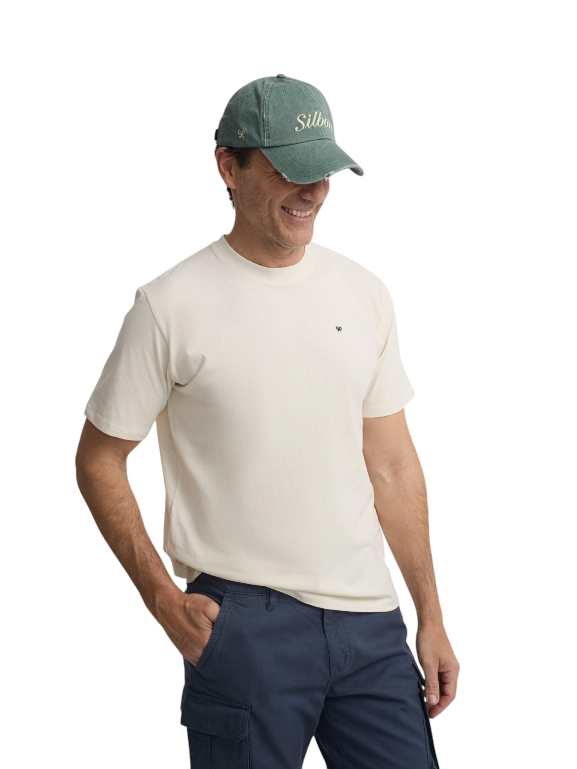 SILBON Country House T-Shirt, Cream, L/3XL