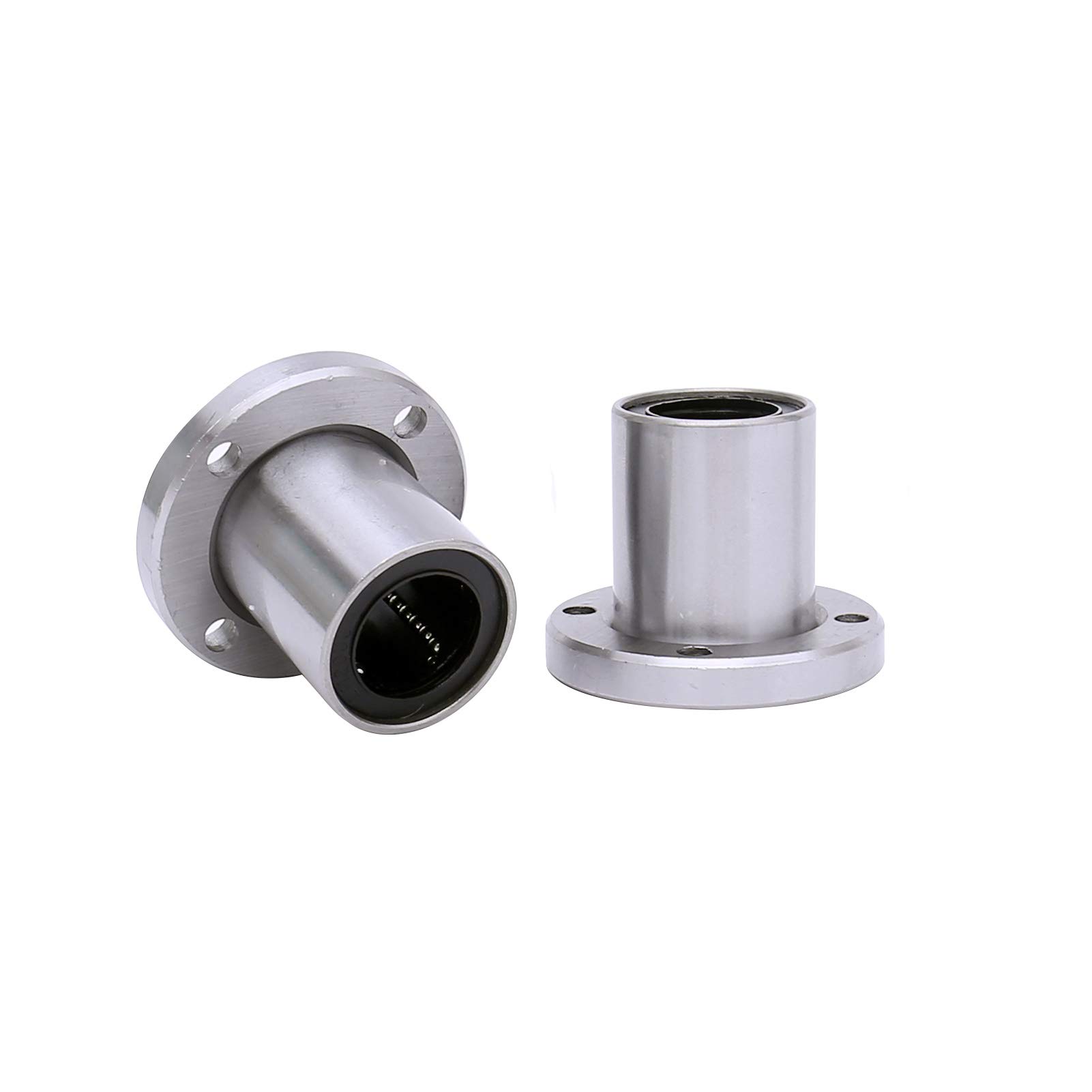 FKG LMF20UU Round Flange Linear Motion Bushing Ball Bearing 20X32X42mm, Set of 2