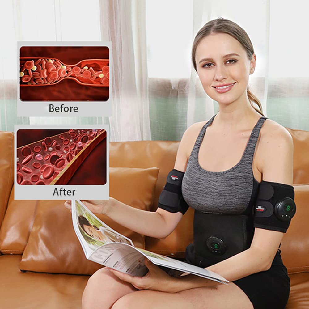 6Modes 9Level Inteligentne Mięśnie Masażer Elektryczny Brzuch Ciało Odchudzający Pas Ems Stymulator Mięśni Abs Trener Fitness,Thigh